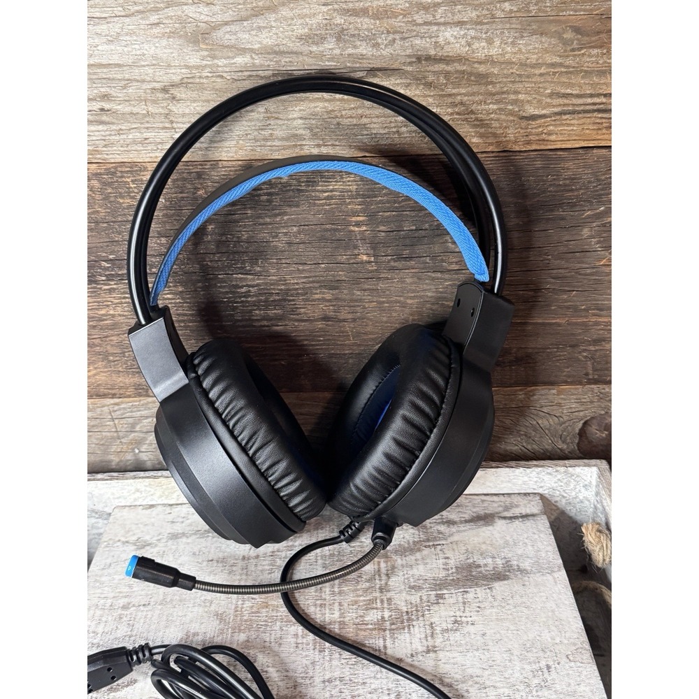 🎧 Pro-Level Gaming Headset Wired w/‎ Mic | LED Lights | Noise Cancel | NEW